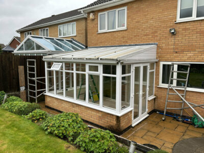 Image of our warm roof installation at a customer's premises.