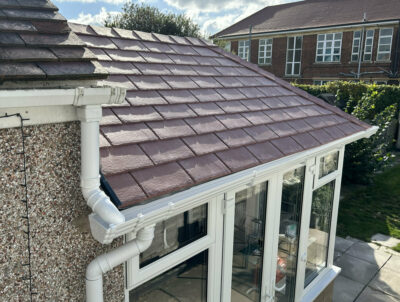 Conservatory Remodel and Warm Roof Installation in Hinckley
